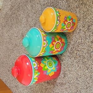 Three Piece Jar Set with Lids